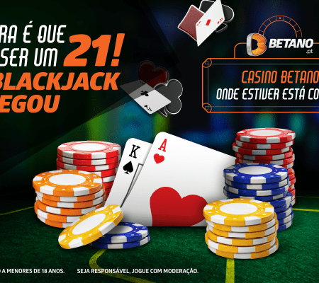 O Blackjack chegou ao Casino Betano!